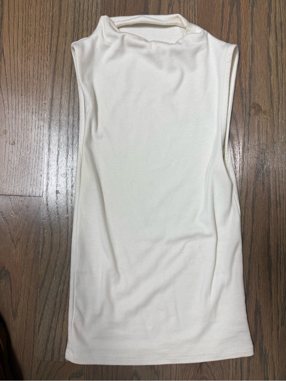 Zara Sleeveless Mock-Neck Tank Top